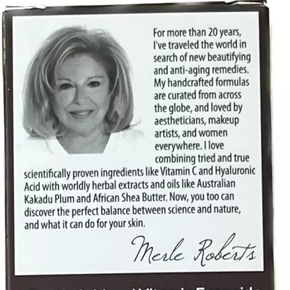 Merle Roberts Vitamin C Dark Spot Face Serum NIB - Picture 4 of 5